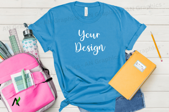 Back to School Bell Canvas Mockup - 001