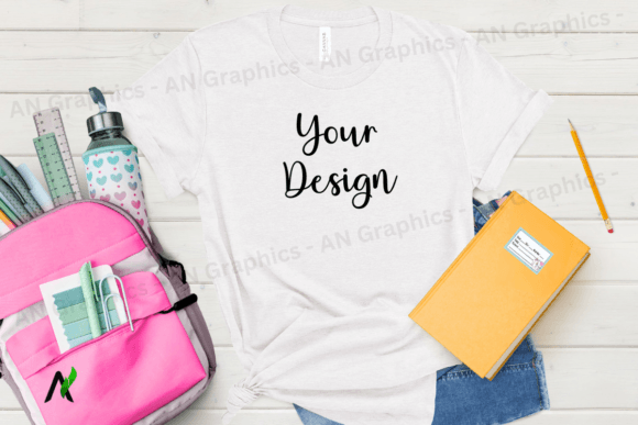 Back to School Bell Canvas Mockup - 003: A Professional Tool for Designers and Entrepreneurs