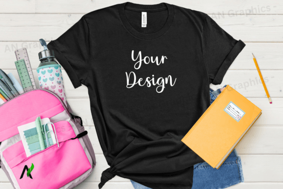 Back to School Bell Canvas Mockup - 008