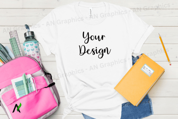 Back to School Bell Canvas Mockup - 0102: A Game-Changer for T-Shirt Designers