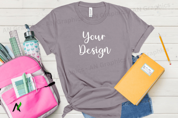 Back to School Bell Canvas Mockup - 0104