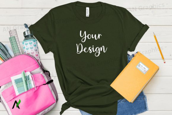 Back to School Bell Canvas Mockup - 016
