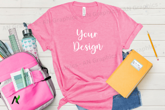 Back to School Bell Canvas Mockup - 033