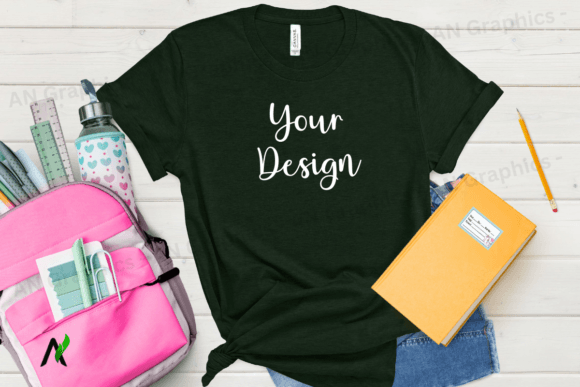 Back to School Bell Canvas Mockup - 040: A Versatile Tool for Designers