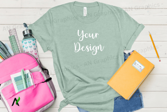 Back to School Bell Canvas Mockup - 060: A Versatile Tool for Designers