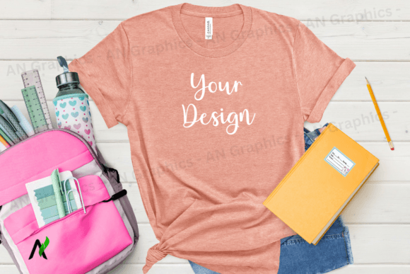 Back to School Bell Canvas Mockup - 063: A Powerful Tool for Designers and Merchants