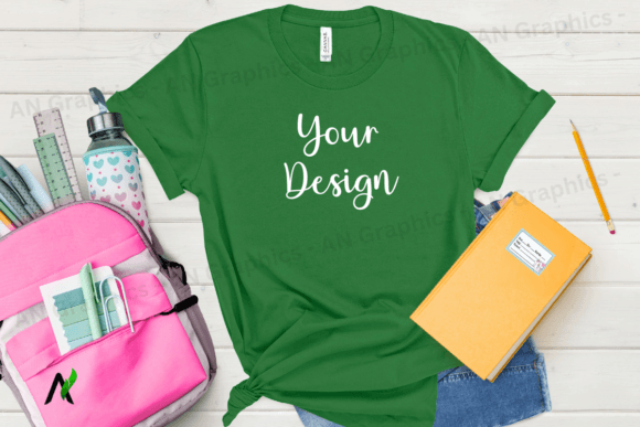 Back to School Bell Canvas Mockup - 080