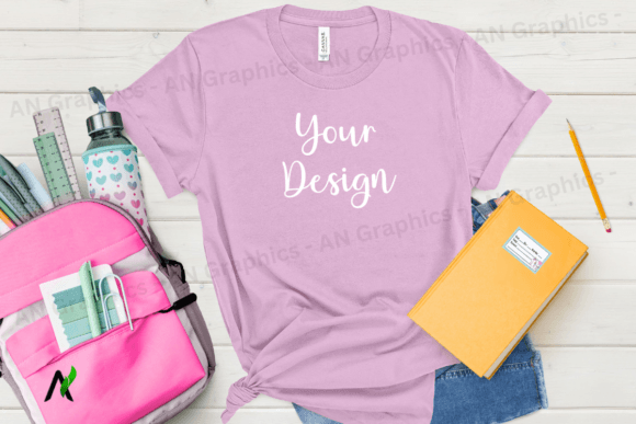 Back to School Bell Canvas Mockup - 082