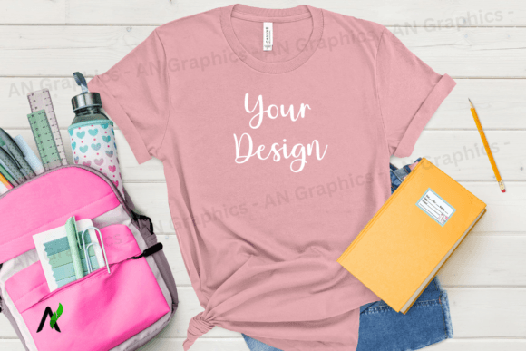 Back to School Bell Canvas Mockup - 092
