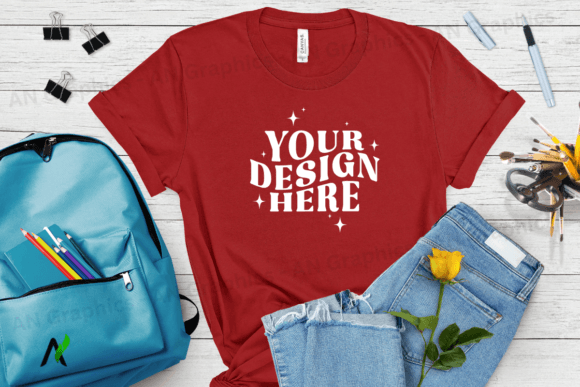 Back to School Bella Canvas Mockup - 013: A Versatile Tool for Designers