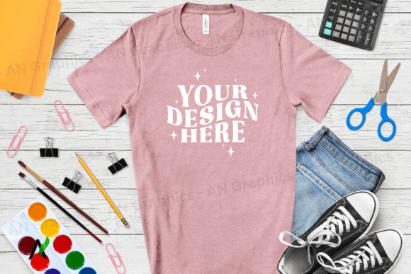 Back To School Bella Canvas Mockup 072