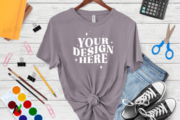 Back To School Bella Canvas Mockup 099