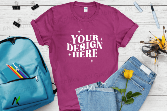 Back to School Gildan 64000 Mockup 0123: A Versatile Design Tool