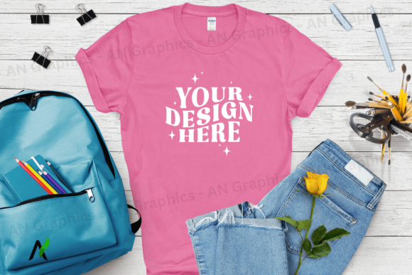 Back to School Gildan 64000 Mockup 0125