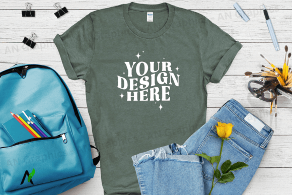 Back to School Gildan 64000 Mockup 0145: A Versatile Tool for Designers and Merchants