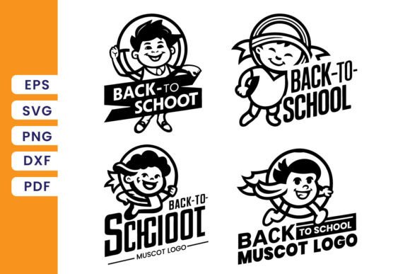 Back to School Mascot Logo Icon Set: A Creative Tool for Educational Content