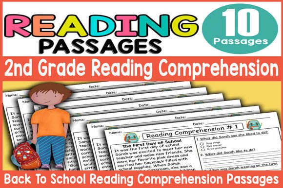 Back to School Reading Passages for 2nd Grade
