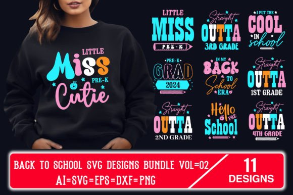Back to School SVG Designs Bundle Vol 02: A Versatile Digital Asset for Creative Professionals