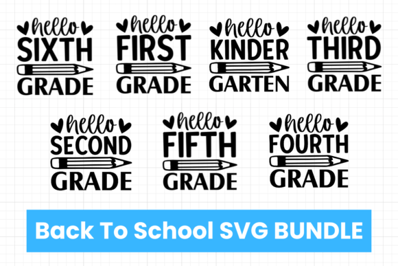 Back to School SVG Pack - V1